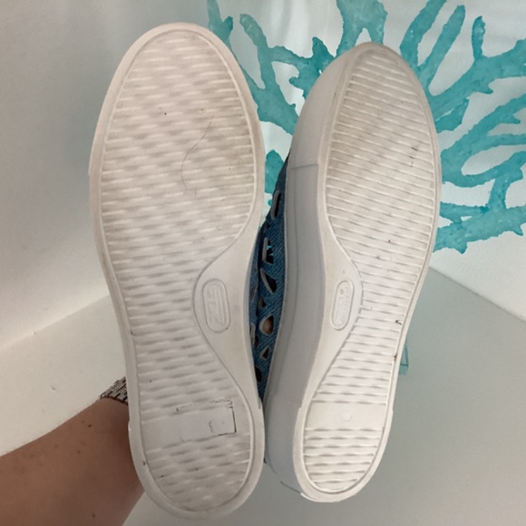 AGL Mandi Cut Out Jeans Color Sneakers Shoes 37.5 / 7.5 WORN ONCE - Picture 7 of 11